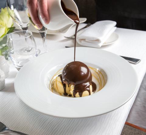 Coque chocolat poire belle helene